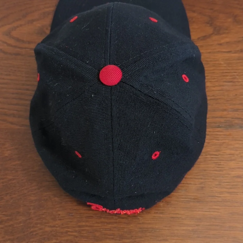 Authentic Zephyr The Z Hat Black Ohio State Red Block O Buckeyes Youth 7 1/8